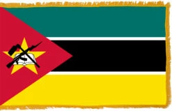 Mozambique Flag Indoor Polyester