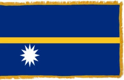 Nauru Flag Indoor Polyester