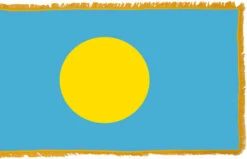 Palau Flag Indoor Polyester