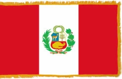 Peru Flag Indoor Polyester