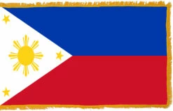 Philippines Flag Indoor Polyester