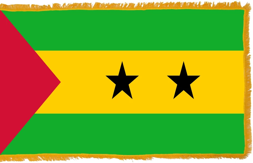 Sao Tome & Principe Flag Indoor Polyester 1 Sao Tome & Principe Flag Indoor Polyester