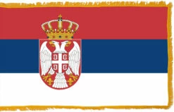 Serbia Flag Indoor Polyester