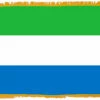 Sierra Leone Flag Indoor Polyester