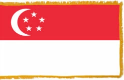 Singapore Flag Indoor Polyester