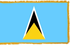 St. Lucia Flag Indoor Polyester