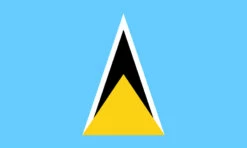 St. Lucia Flag Outdoor Nylon