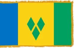 St. Vincent & Grenadines Flag Indoor Polyester