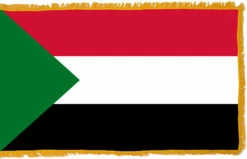 Sudan Flag Indoor Polyester