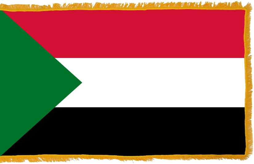 Sudan Flag Indoor Polyester 1 Sudan Flag Indoor Polyester