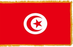 Tunisia Flag Indoor Polyester