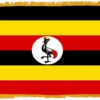 Uganda Flag Indoor Polyester