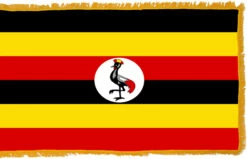 Uganda Flag Indoor Polyester