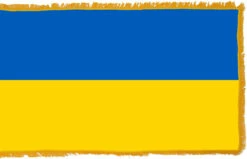 Ukraine Flag Indoor Polyester