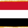 Yemen Flag Indoor Polyester