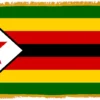 Zimbabwe Flag Indoor Polyester